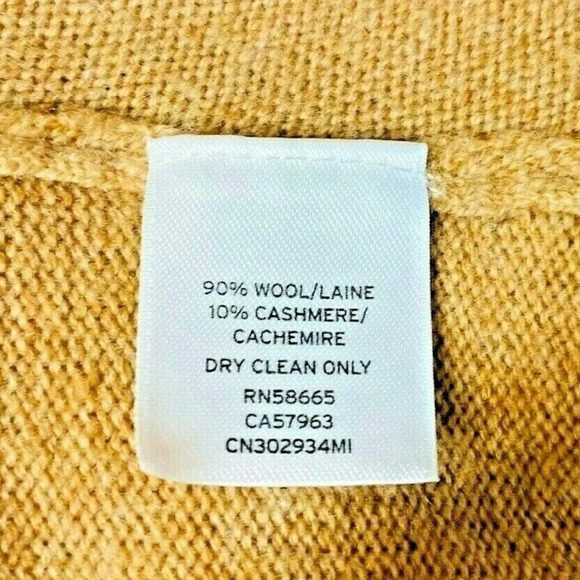 CASLON Women Long Sleeve Pullover Wool Brown Asymmetrical Hem Sweater Size M - Picture 11 of 11